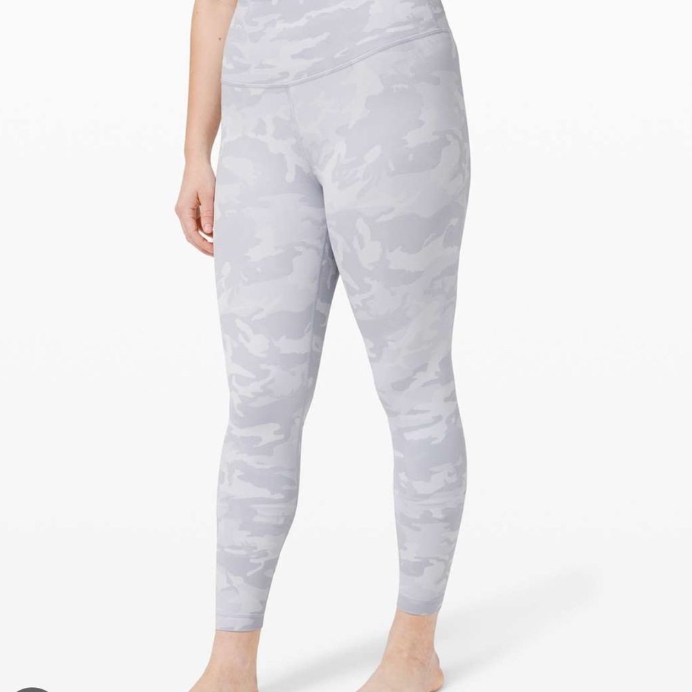 Lululemon Luxtreme Gray Camo Leggings